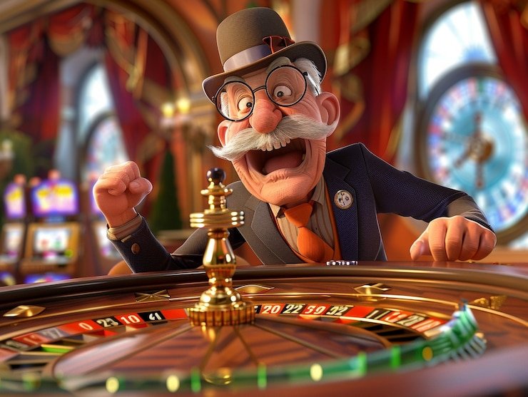 Antarmuka permainan Blueprint Gaming di dara88 dengan slot interaktif dan live dealer